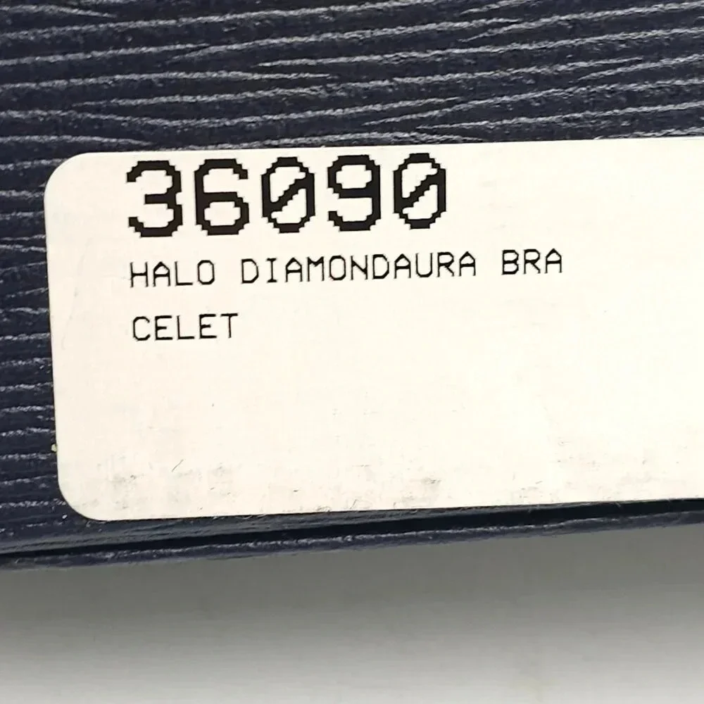Stauer Halo Diamondaura Bracelet With Gift Box Shiny Bling For Your Wrists 7.5in